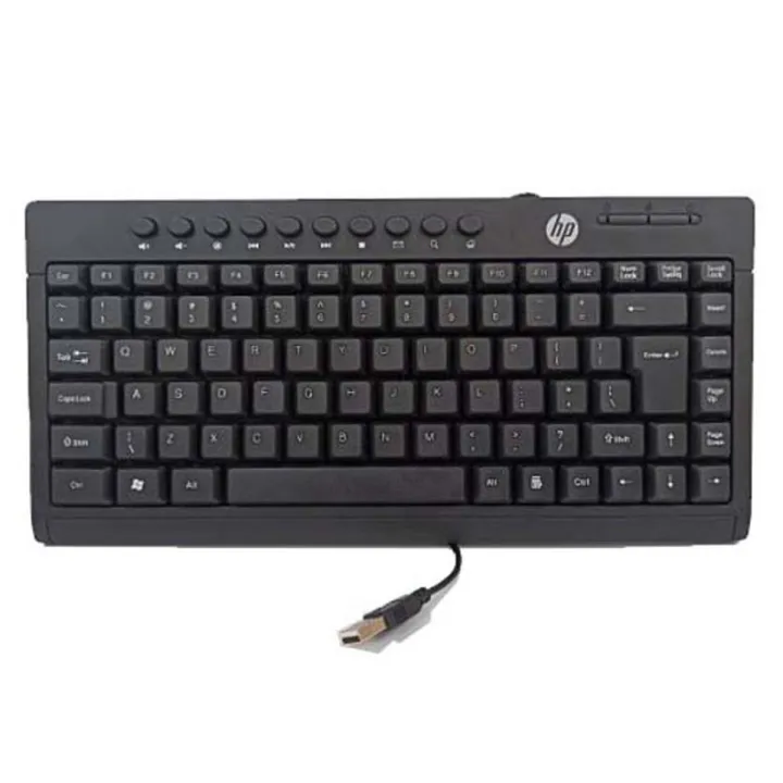 HP K600 USB Mini Multimedia Keyboard Black