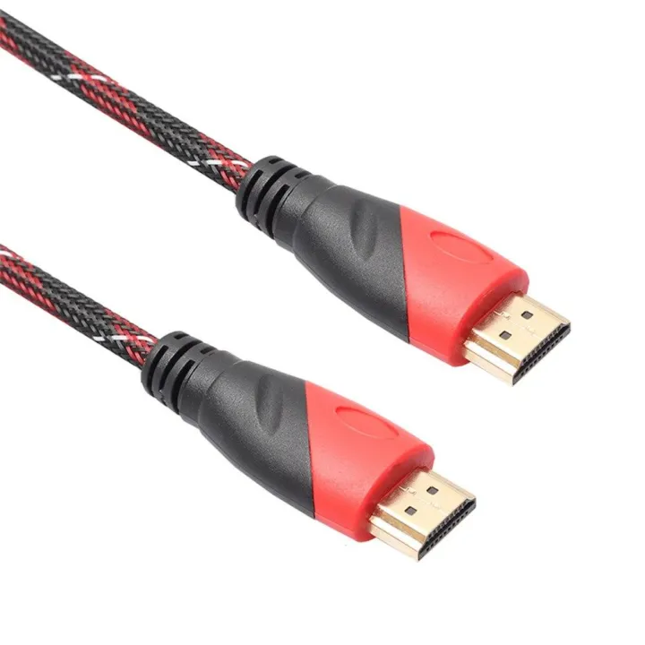High Speed HDMI Cable 1M Red – Black Color Mix
