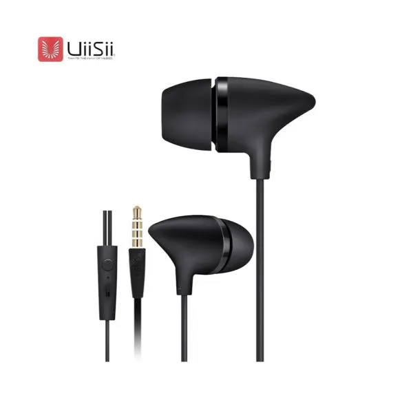 UIISII C100 In-ear Wired Heavy Bass Earphones with MIC – White