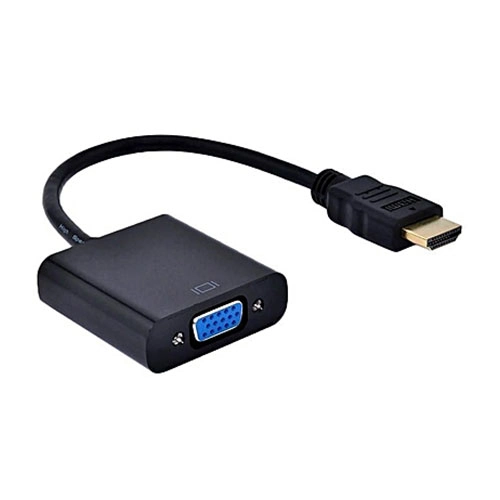 HDMI to VGA Converter Black Color