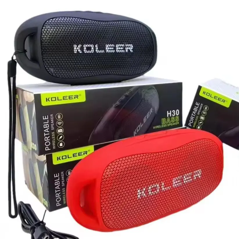 KOLEER H30 Hi-Fi Sound Deep Bass Speaker With FM Radio