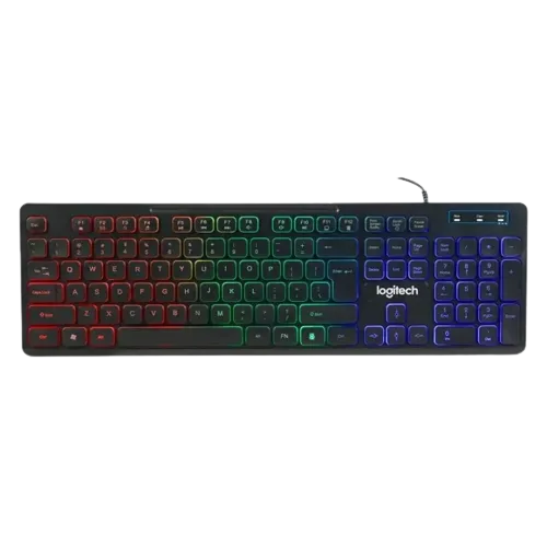 Logitech K846F Illuminated Wired Keyboard with RGB lighting
